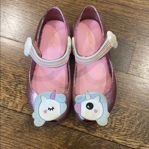 Mini Melissa Ultragirl Unicorn Jelly Flats!